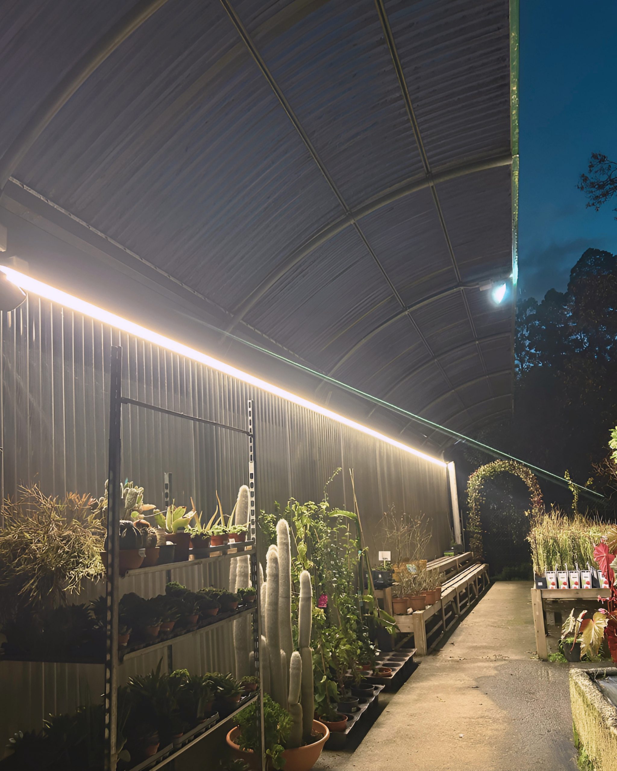 Instalaciones eléctricas de iluminación exterior LED realizada por electricista profesional